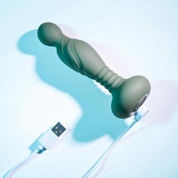 The General Powerful g-spot vibrator with come-hither motion from Gender X by Evolved Novelties