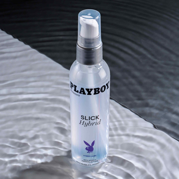 Slick Hybrid 4oz Personal Lubricant - Playboy Pleasure by Evolved Novelties