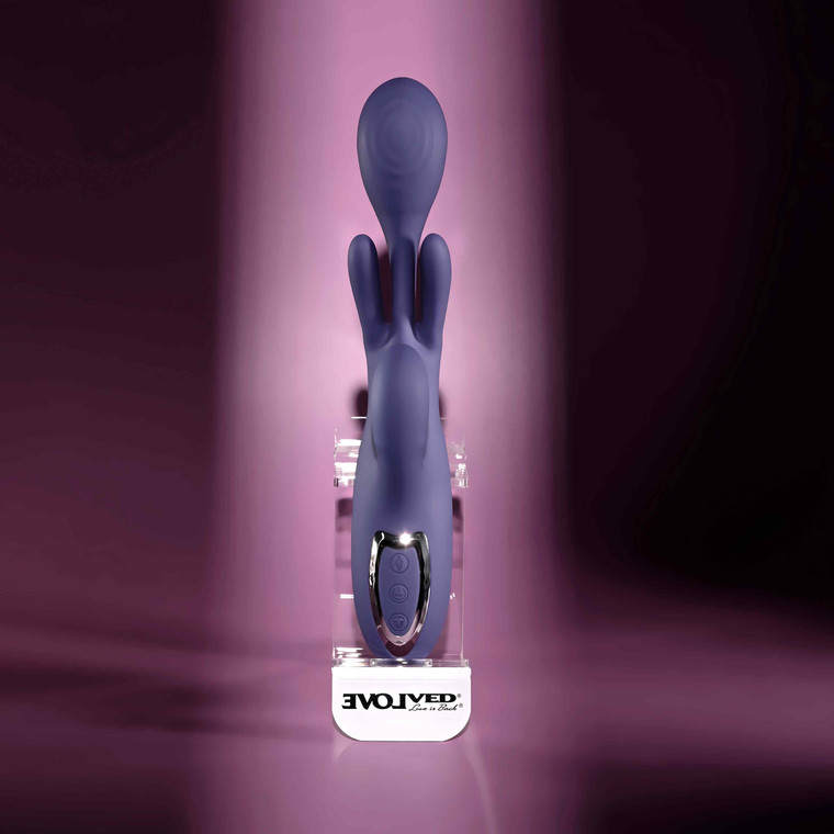 Bow Down Silicone Rechargeable Vibrator by Evolved Novelties EN-RS-6985-2