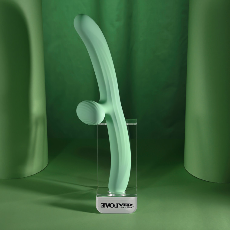 Meet Me Halfway Silicone Rechargeable Vibrator by Evolved Novelties EN-RS-7319-2