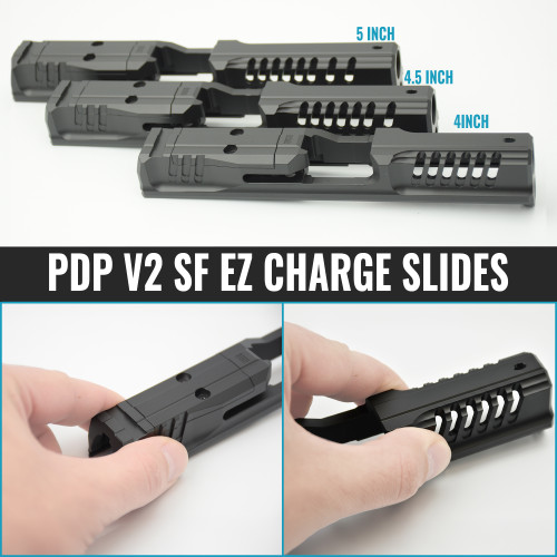Walther PDP V2 SF (Steel Frame) - EZ Charge Slides (4", 4.5", 5")