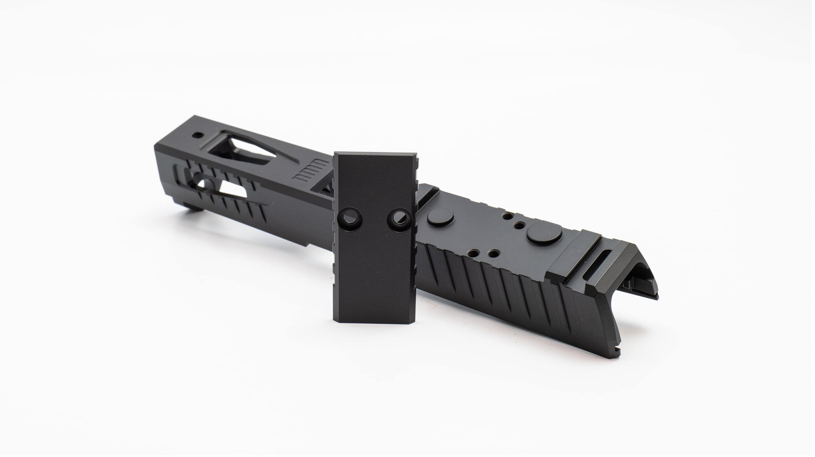 Viper Cut Custom Slide for Beretta APX, Graphite Black Cerakote