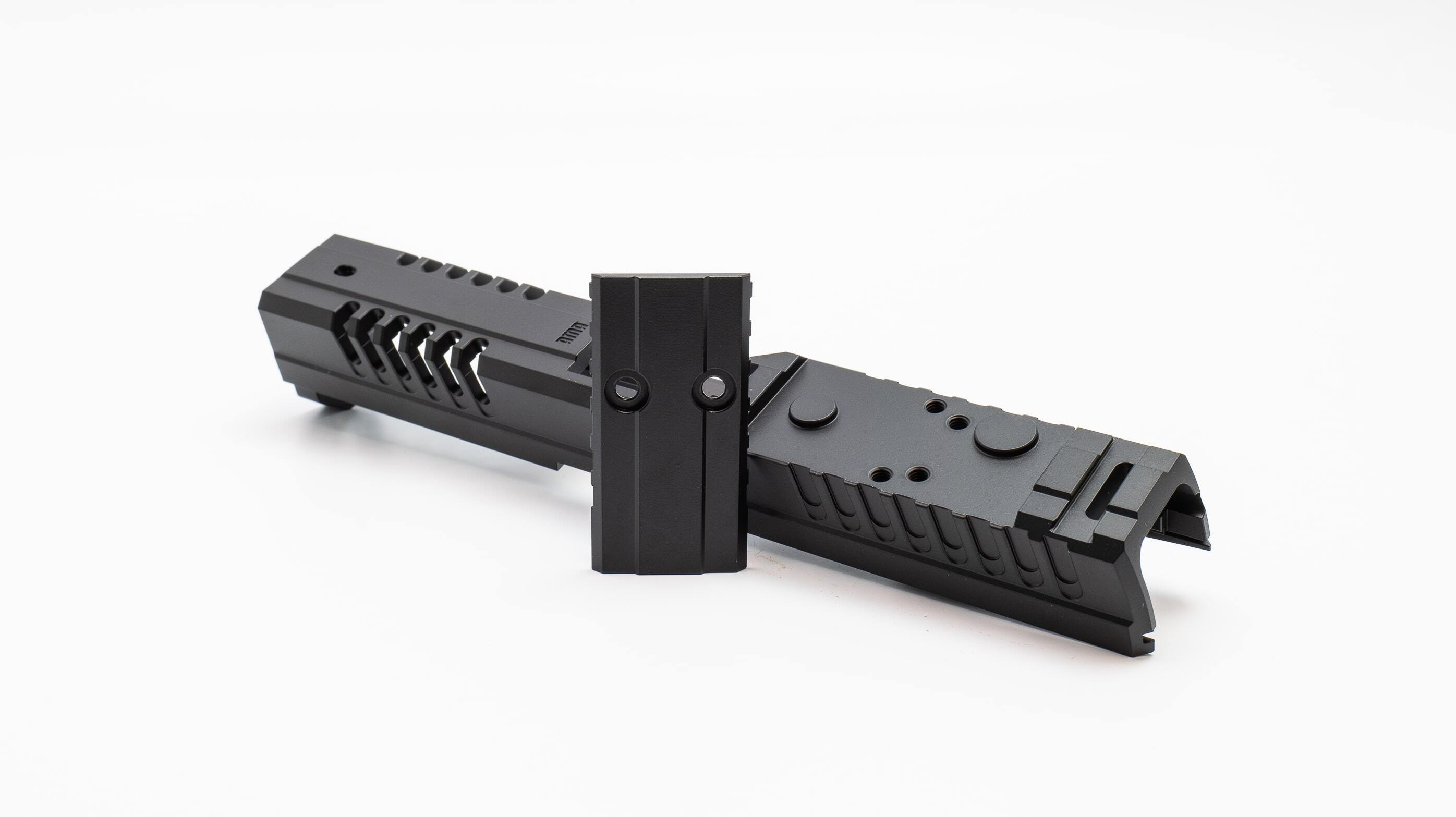 Viper Cut Custom Slide for Beretta APX, Graphite Black Cerakote
