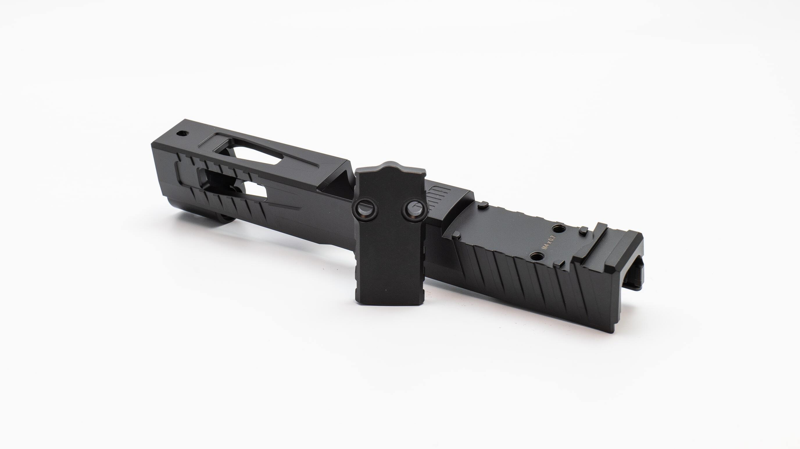Viper Cut Custom Slide for GLOCK 48, Graphite Black Cerakote