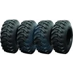 Set of 4 - 20.5x25 20PR Pneumatic Wheel Loader Tires (L-2/G-2) - Deestone