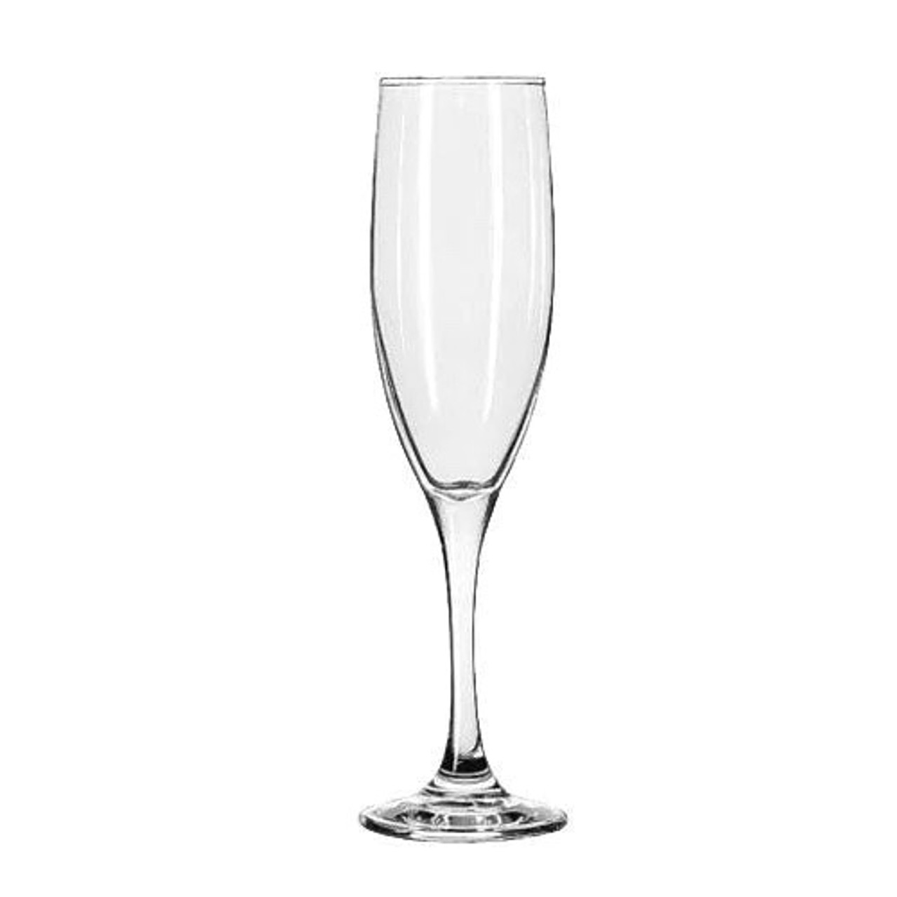 Libbey 6-Ounce Clear Domaine Champagne Flute Glass, Set of 12