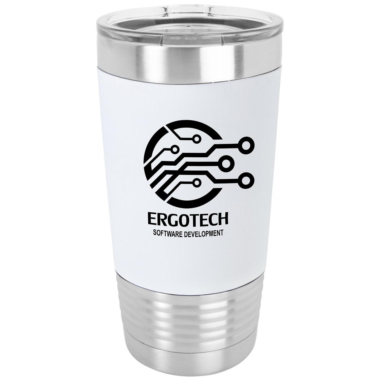 Polar Camel It's Just Water 20oz Tumbler - Ringneck Stainless Steel Tumbler  Insulated Cup - Vacuum Insulated Tumbler with Clear Lid - Great Travel  Tumbler Premium Quality Stainless Steel Tumbler