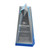 8" Engraved Blue Award no Background