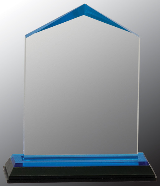 3 1/2" x 5 1/2" Blue Jewel Impress Acrylic