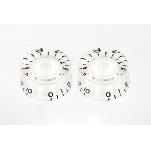 <p>From Allparts:</p><p><br></p><p>Speed knobs (2), vintage style numbers, fits USA split shaft pots.</p>