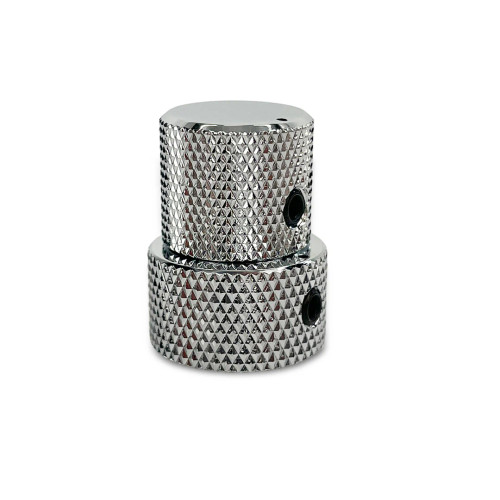 Allparts MK-3320-010 Stacked Concentric Knob Set (2 pcs) - Chrome