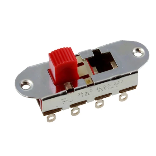 EP-0261-026 Switchcraft On-Off-On Slide Switch for Mustang - Red