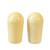 <p>From Allparts: Toggle Switch Knob</p><p><br>Plastic knob thread that works on a 3-way pickup selector toggle switch. Fits any USA made switch, and it can also match the old one that you lost.&nbsp;<br><br>Specifications:</p><p>&nbsp; &nbsp; &nbsp;• Screw on easy<br>&nbsp; &nbsp; &nbsp;• Overall Dims 9/16" x 1/4" at .5 grams</p>