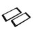 Allparts PC-5433-023 7-String Humbucking Rings - Set of 2pcs - Black