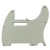 Allparts PG-0562-050 8-hole Pickguard for Telecaster - Parchment 3-Ply (P/B/P) .090
