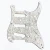 Allparts PG-0552-055 11-hole Pickguard for Stratocaster - White Pearloid 4-Ply (WP/W/B/W) .100