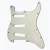 Allparts PG-0552-050 11-hole Pickguard for Stratocaster - Parchment 3-Ply (P/B/P) .090