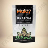 O.P.M.S Kratom Silver Green Vein Malay Capsules