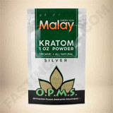 O.P.M.S Kratom Silver Green Vein Malay Powder