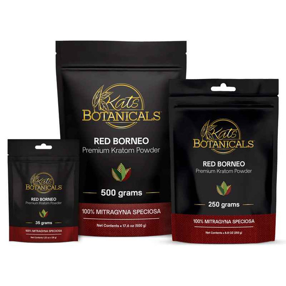 Kats Botanicals Red Borneo Kratom Powder