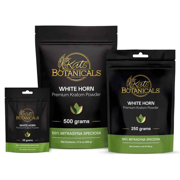 Kats Botanicals White Horn Kratom Powder