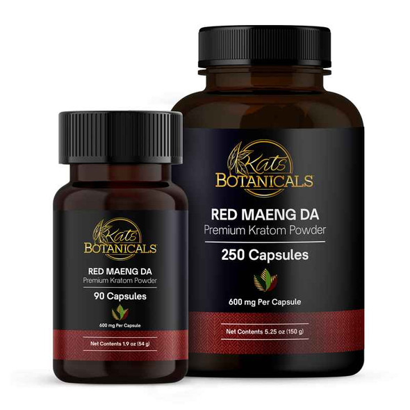 Kats Botanicals Red Maeng Da Kratom Capsules