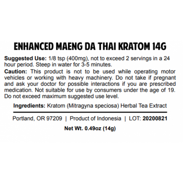 Kraken Enhanced Maeng Da Thai Kratom Powder
