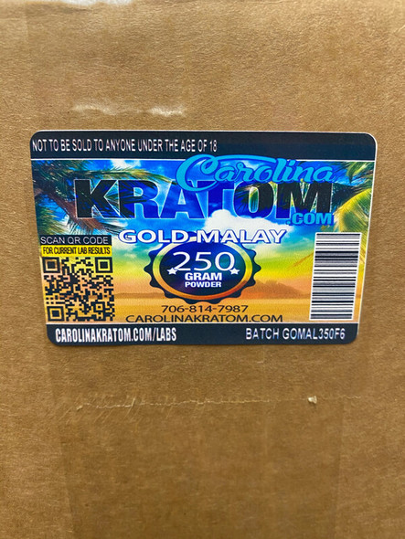 Carolina Kratom Gold Malay Powder