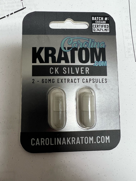 Carolina Kratom Ck Silver Extract Capsules (2 packs)