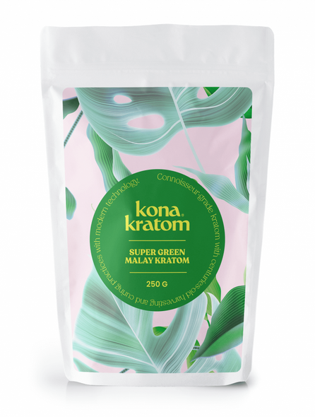 Kona Kratom Super Green Malay Powder