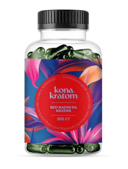 Kona Kratom Red Maeng Da Capsules