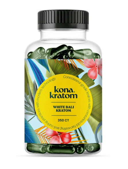 Kona Kratom White Bali Capsules