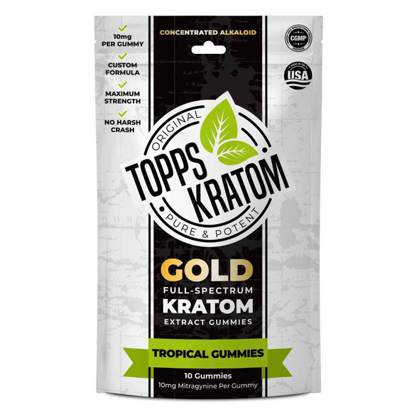 Topps Kratom Tropical Gummies