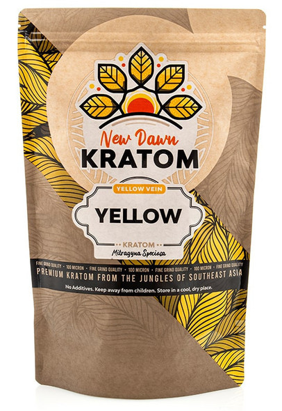 New Dawn Kratom Yellow Sumatra Powder