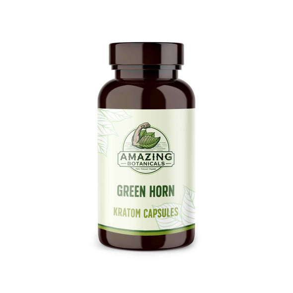 Amazing Botanicals Green Horn Kratom Capsules