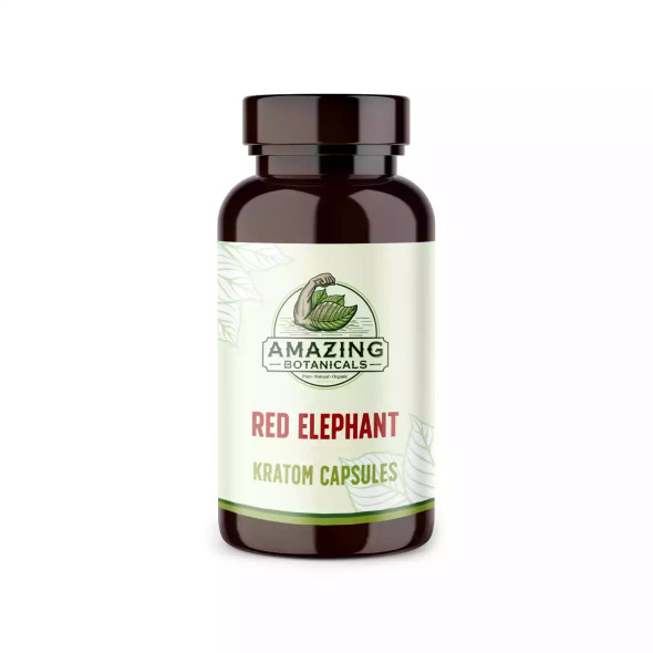 Amazing Botanicals Red Elephant Kratom Capsules