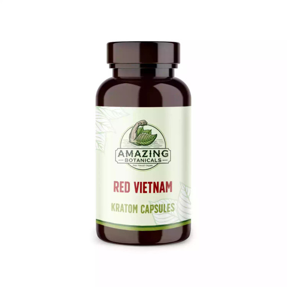 Amazing Botanicals Red Vietnam Kratom Capsules