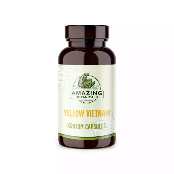 Amazing Botanicals Yellow Vietnam Kratom Capsules