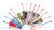 2 x 7 Economy 14pt Custom Bookmarks with Floss Tassels