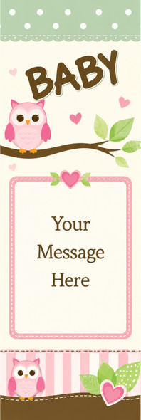 Baby Announcement 2.75 x 8.5 Personalized Premium 16pt Custom Bookmarks
