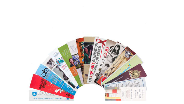 1.5" x 7" Economy 14pt Custom Bookmarks