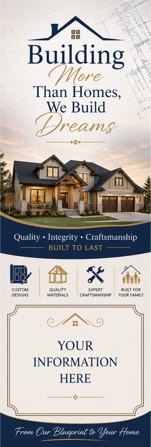 Home Builder Building Dreams Personalized Bookmark