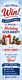 Back of holiday giveaway bookmark with personalization panel and official entry form