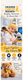 Small Fighters, Big Futures childhood cancer awareness bookmark front, 2" x 7", with gold ribbon, teddy bear and research artwork.