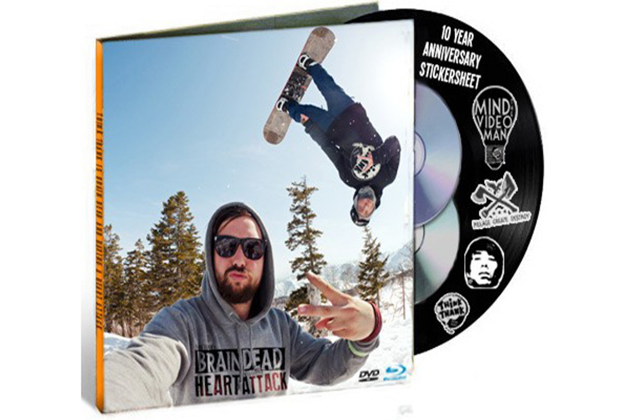 Think Thank Braindead Heart Attack Snowboard DVD/Blu-Ray Combo 2014