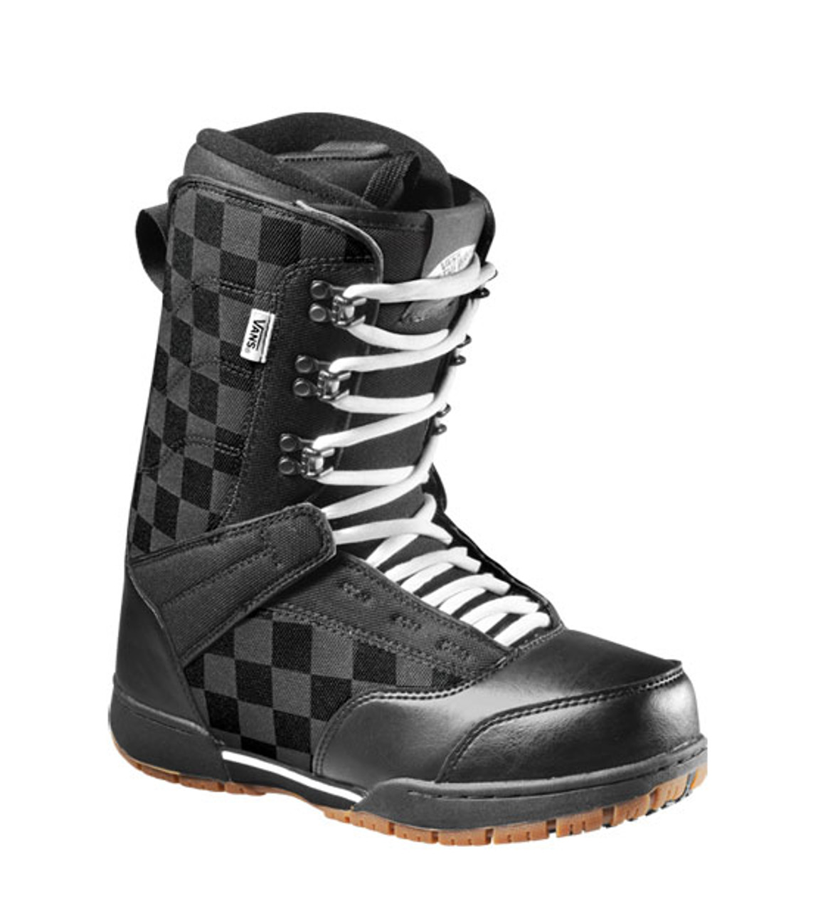 vans checkered snowboard boots