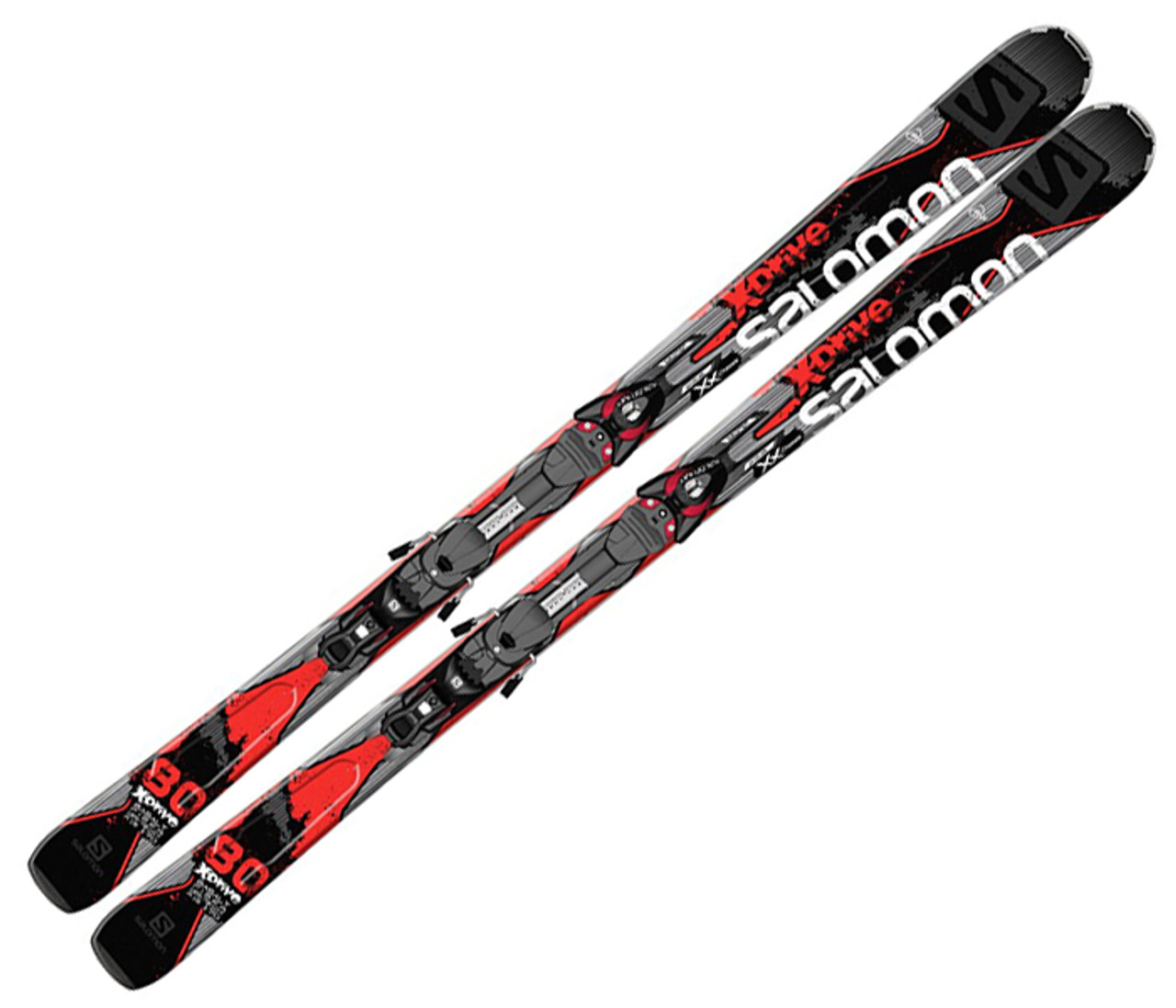 mosaik Så hurtigt som en flash anklageren Salomon X-Drive 80 Skis + Z10 Bindings 2015