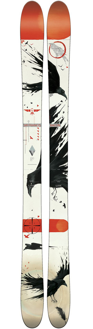 スキー LINE SIR FRANCIS BACON 184 MARKER SQUIRE Line Sir Francis Bacon Shorty Kids Skis 2018 - Getboards