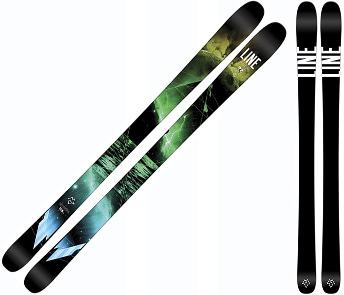 LINE SUPERNATURAL 92 172cm板のみ Line Supernatural 92 Lite Skis 2016 | GetBoards.com
