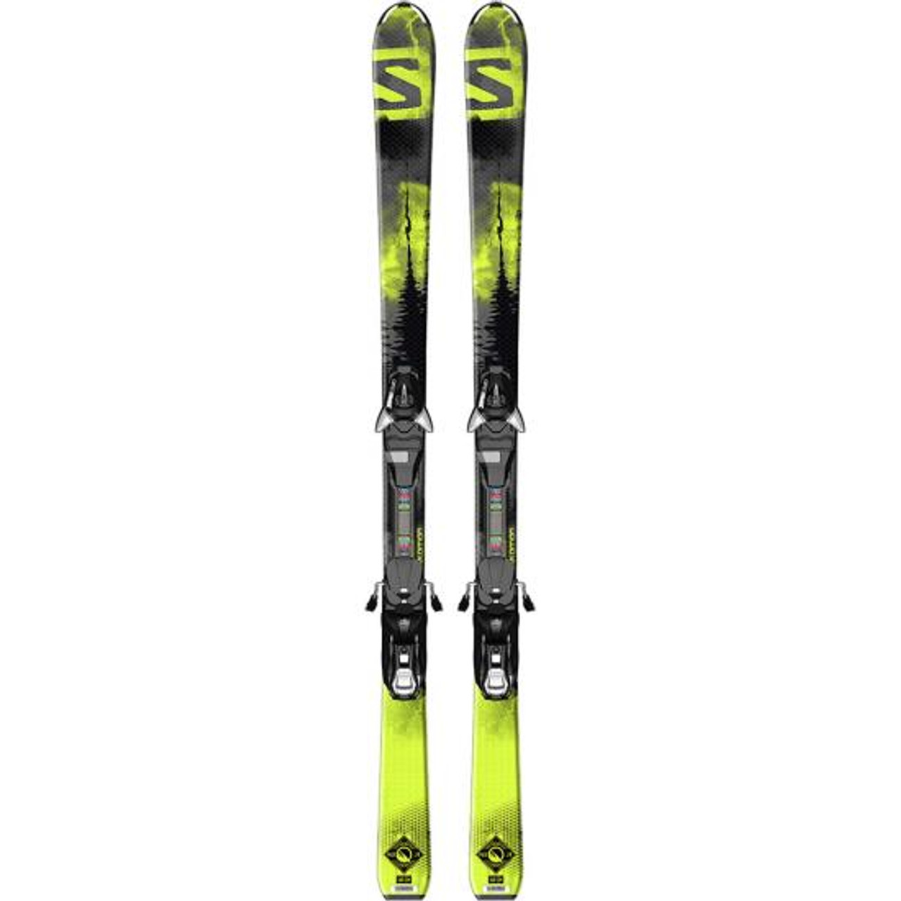 サロモンセット/Qマックス Jr/ジュニア110cm+金具スキー/salomon サロモンセット/Qマックス Jr/ジュニア110cm+金具スキー/salomon